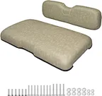 golf cart front seat assembly